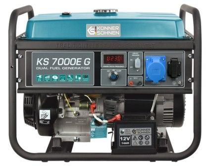 Газобензиновий генератор Konner&Sohnen KS 7000E-G